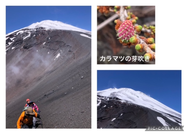 富士山の寄生火山〈宝永山2693ｍ〉